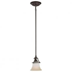 Harmony 1-Light Aged Bronze Pendant by Thomas Lighting