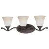 Harmony 3-Light Aged Bronze Bath Fixture by Thomas Lighting