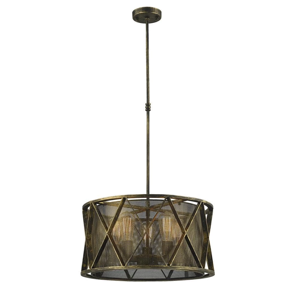 Nautilus 5-Light Antique Bronze Pendant by Worldwide Lighting 3 Nautilus 5-Light Antique Bronze Pendant by Worldwide Lighting
