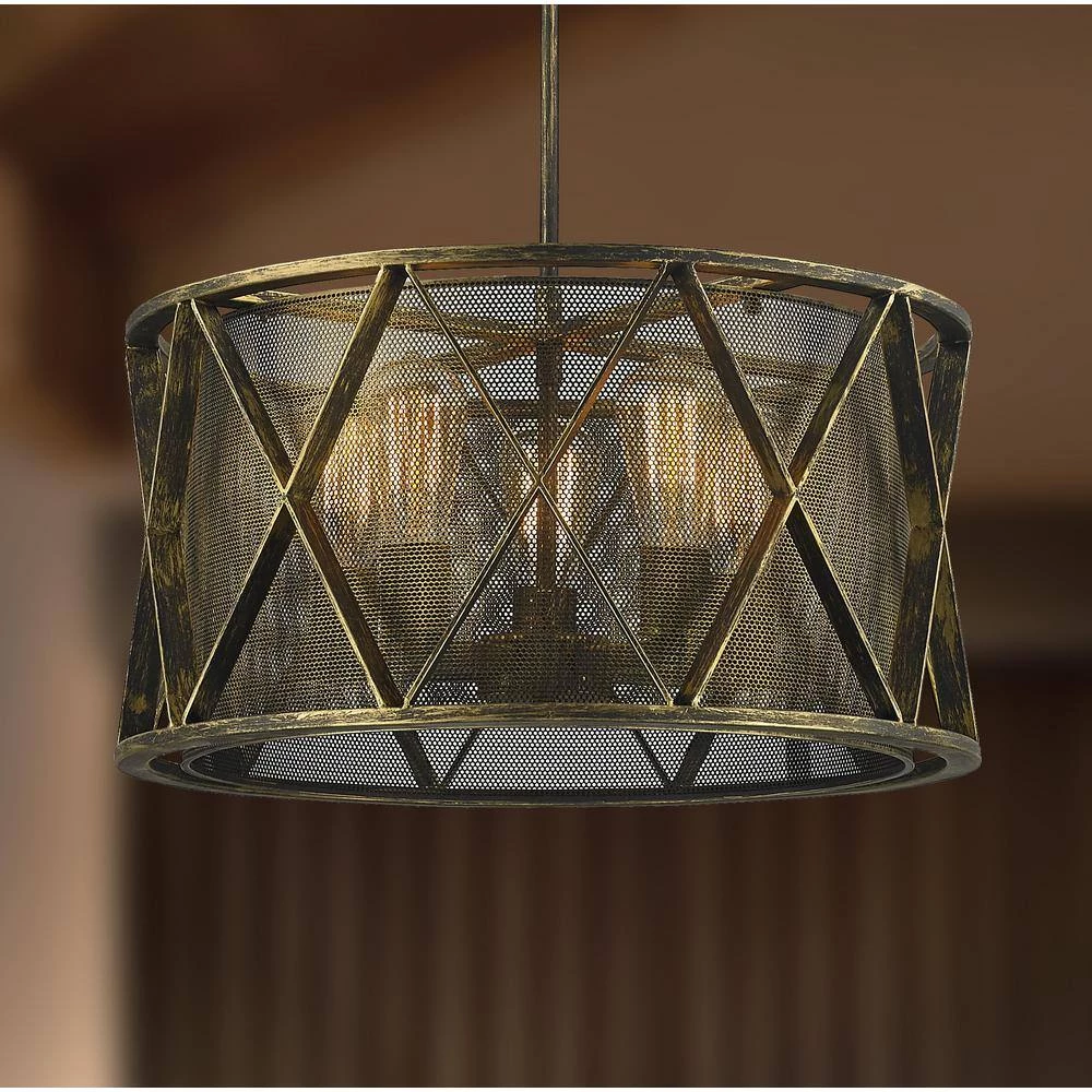 Nautilus 5-Light Antique Bronze Pendant by Worldwide Lighting 7 Nautilus 5-Light Antique Bronze Pendant by Worldwide Lighting - Image 5