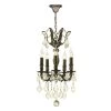Versailles 5-Light Antique Bronze Chandelier with Golden Teak Crystal by Worldwide Lighting -Thomas Lighting Sales antique bronze worldwide lighting chandeliers w83319b15 gt 64 1000