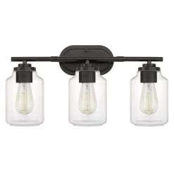 Aston 22 in. x 7 in. x 11 in. 3-Light Antique Bronze Vanity Light by Worldwide Lighting -Thomas Lighting Sales antique bronze worldwide lighting vanity lighting e20034 003 4f 1000