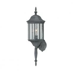 Hawthorne 1-Light Black Outdoor Wall Mount Lantern Sconce by Thomas Lighting