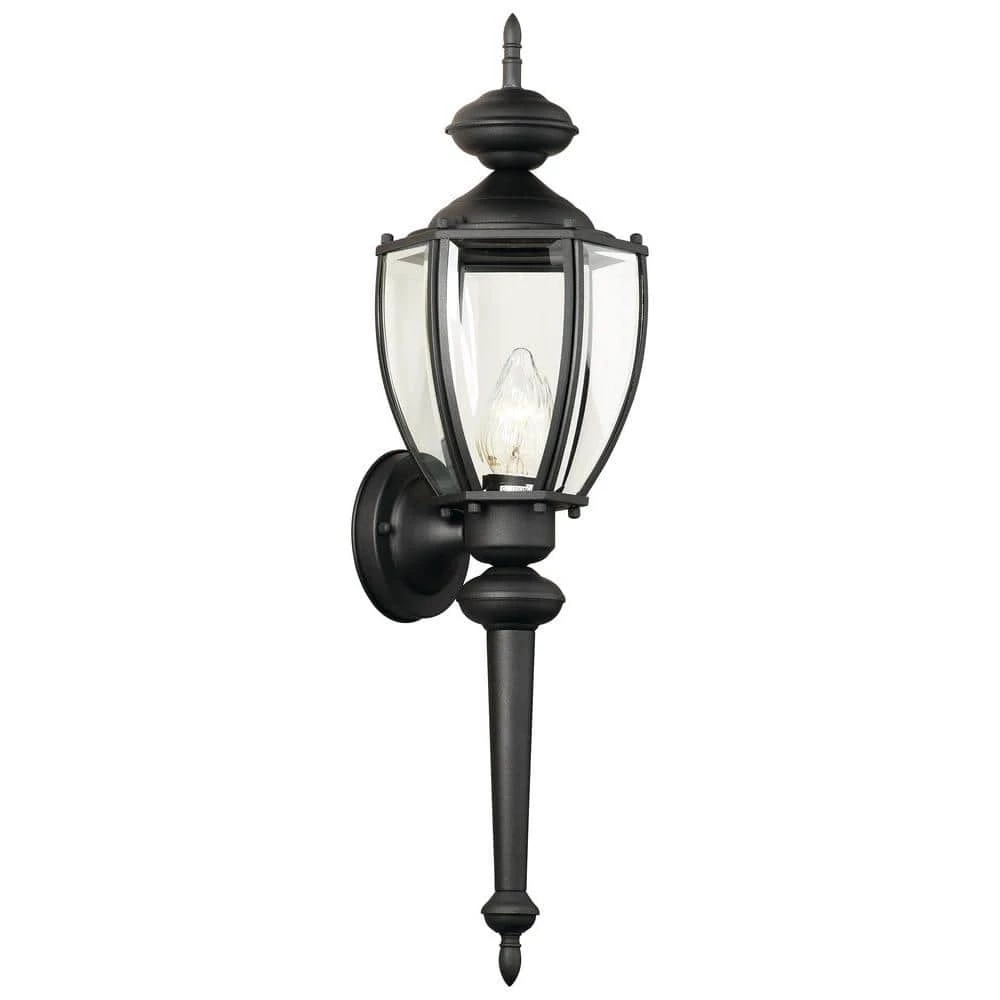 Park Avenue 1-Light Black Outdoor Wall Mount Lantern Sconce by Thomas Lighting 3 Park Avenue 1-Light Black Outdoor Wall Mount Lantern Sconce by Thomas Lighting