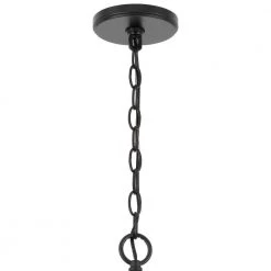 Remington 10 in. D x 19.63 in. H 1-Light Black Concrete Metal Grey Shade Pendant by Worldwide Lighting -Thomas Lighting Sales black worldwide lighting chandeliers e80014 001 fa 1000