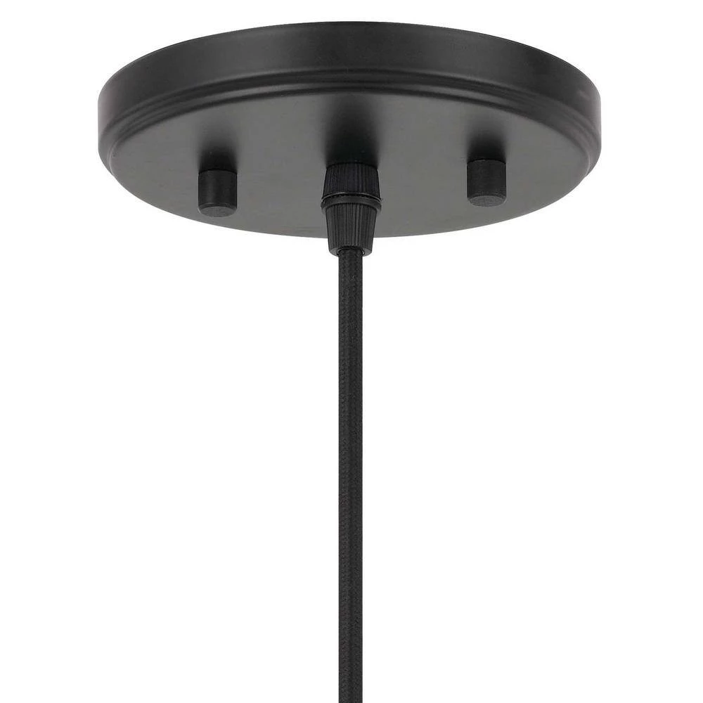 Remington 7.25 in. D X 8.63 in. H 1-Light Black Concrete Metal Grey Shade Pendant by Worldwide Lighting 8 Remington 7.25 in. D X 8.63 in. H 1-Light Black Concrete Metal Grey Shade Pendant by Worldwide Lighting - Image 6