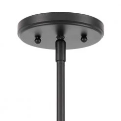 Wilbur 14 in. x 14 in. x 12 in. 2-Light Black Finish Pendant by Worldwide Lighting -Thomas Lighting Sales black worldwide lighting chandeliers e80020 001 44 1000