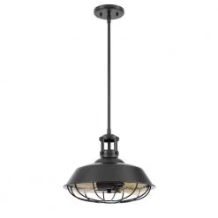 Wilbur 14 in. x 14 in. x 12 in. 2-Light Black Finish Pendant by Worldwide Lighting -Thomas Lighting Sales black worldwide lighting chandeliers e80020 001 c3 1000