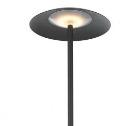 Parasol 70.67 in. Black Finish LED Floor Lamp Wireless Charging and Table Top Shelf Tall Standing Torchiere Lamp by Worldwide Lighting -Thomas Lighting Sales black worldwide lighting floor lamps w63441 001 1f 1000