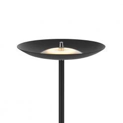 Parasol 70.67 in. Black Finish LED Floor Lamp Wireless Charging and Table Top Shelf Tall Standing Torchiere Lamp by Worldwide Lighting -Thomas Lighting Sales black worldwide lighting floor lamps w63441 001 76 1000