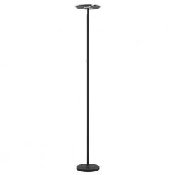 Mantis 67.72 in. Black Finish LED Floor Lamp Dimmable Up-Light Tall Standing Torchiere Lamp by Worldwide Lighting