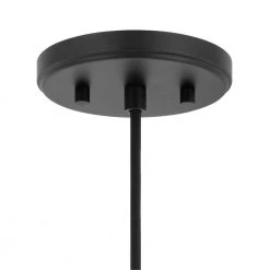 Phantasm II 7 in. x 7 in. x 17.8 in. 1-Light Black Finish Smoke Graduated Color Glass Pendant by Worldwide Lighting -Thomas Lighting Sales black worldwide lighting pendant lights e80009 001 fa 1000