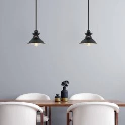 Robby 9 in. x 9 in. x 6.63 in. 1-Light Black Mini Pendant by Worldwide Lighting 13 Robby 9 in. x 9 in. x 6.63 in. 1-Light Black Mini Pendant by Worldwide Lighting -Thomas Lighting Sales black worldwide lighting pendant lights e80066 001 31 1000