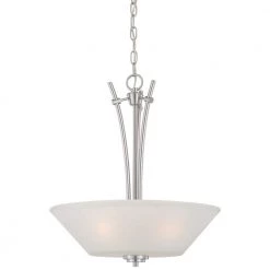 Pittman 3-Light Brushed Nickel Hanging Pendant by Thomas Lighting
