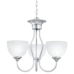 Thomas Lighting Sales 11 Tahoe 3-Light Brushed Nickel Chandelier by Thomas Lighting