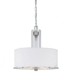 Pendenza 3-Light Brushed Nickel Chandelier by Thomas Lighting