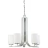 Pendenza 5-Light Brushed Nickel Hanging Chandelier by Thomas Lighting -Thomas Lighting Sales brushed nickel thomas lighting chandeliers sl806778 64 1000