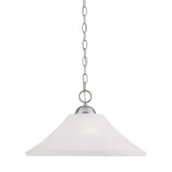 Elipse 1-Light Brushed Nickel Pendant by Thomas Lighting