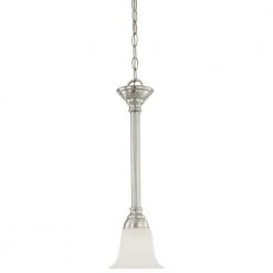 Riva 1-Light Brushed Nickel Pendant by Thomas Lighting