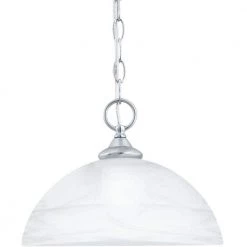 Tahoe 1-Light Brushed Nickel Hanging Pendant by Thomas Lighting