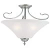 Elipse 3-Light Brushed Nickel Hanging Pendant by Thomas Lighting -Thomas Lighting Sales brushed nickel thomas lighting chandeliers sl825378 64 1000