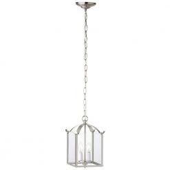 2-Light Brushed Nickel Pendant by Thomas Lighting