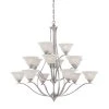 Prestige 15-Light Brushed Nickel Hanging Chandelier by Thomas Lighting 2 Prestige 15-Light Brushed Nickel Hanging Chandelier by Thomas Lighting -Thomas Lighting Sales brushed nickel thomas lighting chandeliers tk0023217 64 1000