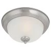 3-Light Brushed Nickel Ceiling Flush Mount by Thomas Lighting