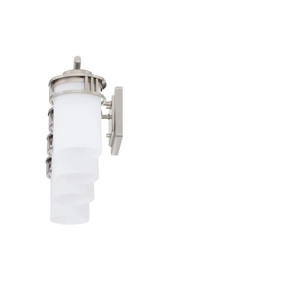 Ravendale 4-Light Brushed Nickel With Opal White Glass Bath Light by Thomas Lighting 7 Ravendale 4-Light Brushed Nickel With Opal White Glass Bath Light by Thomas Lighting - Image 5