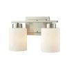 Summit Place 2-Light Brushed Nickel With Opal White Glass Bath Light by Thomas Lighting 1 Summit Place 2-Light Brushed Nickel With Opal White Glass Bath Light by Thomas Lighting -Thomas Lighting Sales brushed nickel thomas lighting vanity lighting cn579212 64 1000