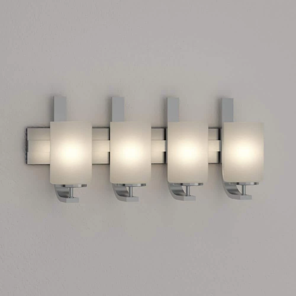 Pendenza 4-Light Brushed Nickel Wall Vanity Light by Thomas Lighting 5 Pendenza 4-Light Brushed Nickel Wall Vanity Light by Thomas Lighting - Image 3