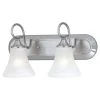 Elipse 2-Light Brushed Nickel Wall Vanity Light by Thomas Lighting