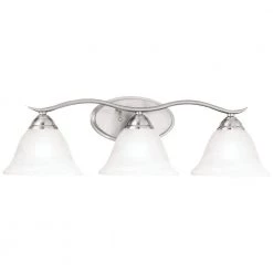 Prestige 3-Light Brushed Nickel Wall Vanity Light by Thomas Lighting