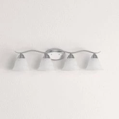 Prestige 4-Light Brushed Nickel Wall Vanity Light by Thomas Lighting 9 Prestige 4-Light Brushed Nickel Wall Vanity Light by Thomas Lighting -Thomas Lighting Sales brushed nickel thomas lighting vanity lighting sl748478 31 1000