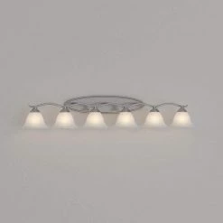 Prestige 6-Light Brushed Nickel Wall Vanity Light by Thomas Lighting 7 Prestige 6-Light Brushed Nickel Wall Vanity Light by Thomas Lighting -Thomas Lighting Sales brushed nickel thomas lighting vanity lighting sl748678 d4 1000