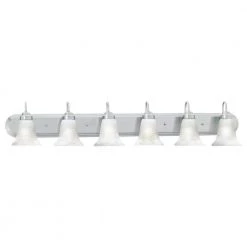 Homestead 6-Light Brushed Nickel Wall Vanity Light by Thomas Lighting