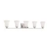 Treme 5-Light Brushed Nickel Bath Light by Thomas Lighting 2 Treme 5-Light Brushed Nickel Bath Light by Thomas Lighting -Thomas Lighting Sales brushed nickel thomas lighting vanity lighting tv0022217 64 1000