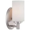 Pittman 1-Light Brushed Nickel Bath Vanity Light by Thomas Lighting -Thomas Lighting Sales brushed nickel thomas lighting wall sconces 190023217 64 1000
