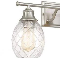 Framburg 24 in. x 7.63 in. x 10.13 in. 3-Light Brushed Nickel Vanity Light by Worldwide Lighting 12 Framburg 24 in. x 7.63 in. x 10.13 in. 3-Light Brushed Nickel Vanity Light by Worldwide Lighting -Thomas Lighting Sales brushed nickel worldwide lighting vanity lighting e20024 005 44 1000