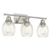 Framburg 24 in. x 7.63 in. x 10.13 in. 3-Light Brushed Nickel Vanity Light by Worldwide Lighting -Thomas Lighting Sales brushed nickel worldwide lighting vanity lighting e20024 005 64 1000
