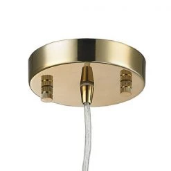 Geometrics 1-Light Champagne Pendant by Worldwide Lighting -Thomas Lighting Sales champagne worldwide lighting chandeliers cp428cg12 1f 1000