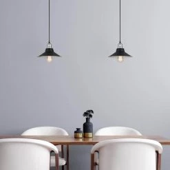 Peet 9.25 in. x 9.25 in. x 6 in. 1-Light Chrome and Matte Black Mini Pendant by Worldwide Lighting -Thomas Lighting Sales chrome matte black worldwide lighting pendant lights e80062 001 31 1000