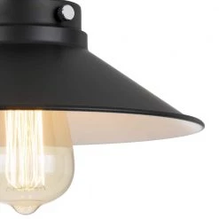 Peet 9.25 in. x 9.25 in. x 6 in. 1-Light Chrome and Matte Black Mini Pendant by Worldwide Lighting -Thomas Lighting Sales chrome matte black worldwide lighting pendant lights e80062 001 44 1000