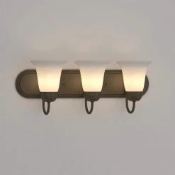 Homestead 3-Light Colonial Bronze Wall Vanity Light by Thomas Lighting -Thomas Lighting Sales colonial bronze thomas lighting vanity lighting sl710323 d4 1000