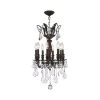 Versailles 8-Light Flemish Brass Chandelier with Clear Crystal by Worldwide Lighting -Thomas Lighting Sales dark bronze worldwide lighting chandeliers w83332f14 64 1000