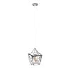 Normandy 1-Light Galvanized and White Oak Wood Accents Mini Pendant by Worldwide Lighting -Thomas Lighting Sales galvanized and white oak wood worldwide lighting pendant lights bd21027 g 64 1000