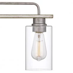 Nemo 3-Light Galvanized and Antique White Wash Wood Vanity Light 5.75 in. x 22 in. x 9.63 in. by Worldwide Lighting 14 Nemo 3-Light Galvanized and Antique White Wash Wood Vanity Light 5.75 in. x 22 in. x 9.63 in. by Worldwide Lighting -Thomas Lighting Sales galvanized antique white wash wood worldwide lighting vanity lighting e20006 015 44 1000