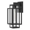 Tahoma 1-Light Matte Black Outdoor Wall Lantern Sconce by Worldwide Lighting -Thomas Lighting Sales matte black worldwide lighting outdoor sconces e10005 001 64 1000