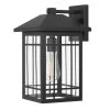 Timberlake 1-Light Matte Black Painted Outdoor Wall Lantern Sconce by Worldwide Lighting -Thomas Lighting Sales matte black worldwide lighting outdoor sconces e10020 001 64 1000
