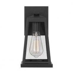 Edisto 1-Light Matte Black Painted Outdoor Wall Lantern Sconce by Worldwide Lighting 14 Edisto 1-Light Matte Black Painted Outdoor Wall Lantern Sconce by Worldwide Lighting -Thomas Lighting Sales matte black worldwide lighting outdoor sconces e10023 001 1f 1000